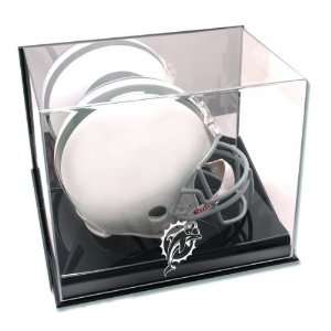 Miami Dolphins Wall Mounted Helmet Logo Display Case  