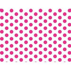 Brand New Hot Pink & White Polka Dot Tissue Paper   20 x 30   24 XL 