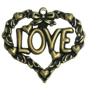  Gloria Duchin Bronze Love Heart Ornament 