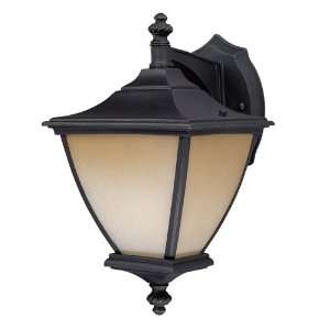   PL91527 Trent 1 Light Outdoor Wall Lantern Black