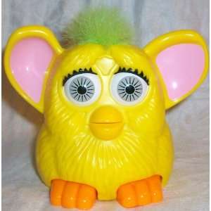   Furby Baby, 5 Yellow, Green Hair, Orange Feet, Pink Ears Doll Toy