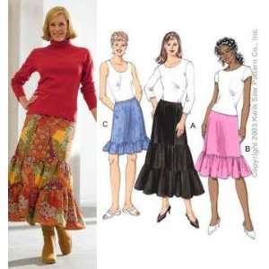  Kwik Sew Short & Long Tiered Skirts Pattern By The Each 