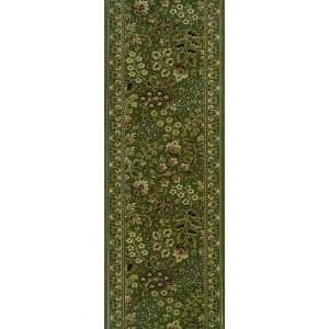   Rug Vernon Runner, Basil, 2 Foot 2 Inch by 10 Foot