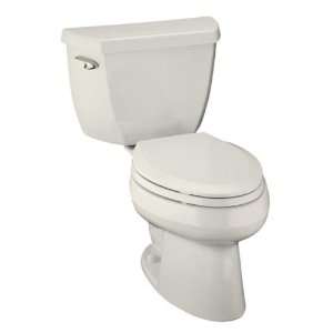  Toilet Two Piece Elongated by Kohler   K 3438 in Biscuit 