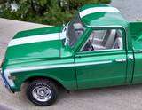 Rally Green 1972 Chevrolet C 10 truck with White Baldwin Motion style 
