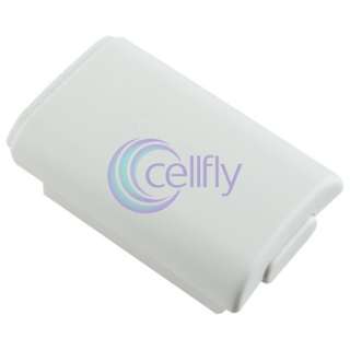 Set for XBOX 360 White Controller Battery Case Shell  