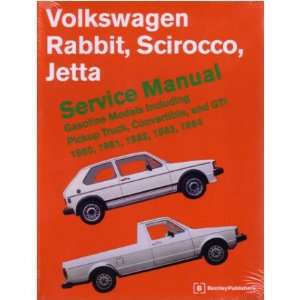  1980 1984 1983 VW JETTA RABBIT SCIROCCO Service Manual 