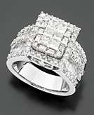    Diamond Ring 14k White Gold Diamond 3 ct. t.w. customer 