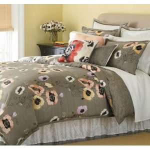  Martha Stewart Pastel Poppies Twin 4 Piece Comforter Bed 
