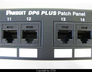 Panduit DP24688TGY DP6 24 Port CAT6 Patch Panel ~STSI 074983037063 