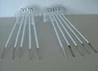 10 Show Chrome 4 Cable Zip Ties for Custom Wire Motorcycle Car Hotrod 