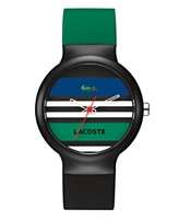 Lacoste Watch, Goa Green and Black Silicone Strap 2010572