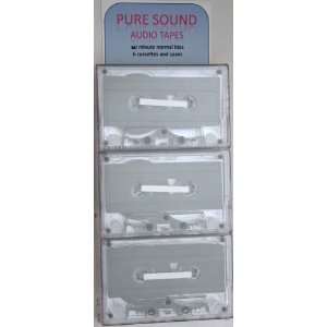    Pure Sound Blank Cassette Tapes   60 min, 6 pack Electronics