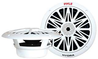   Sealed PYLE PLMR82 300 Watts 8 Inch 2 Way White Marine Speakers