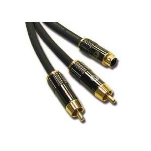  cable   S Video / composite video / audio   4 pin mini DIN, RCA (M