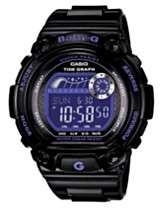 Baby G Watch, Womens Digital BLX Series Black Resin Strap BLX100 1B