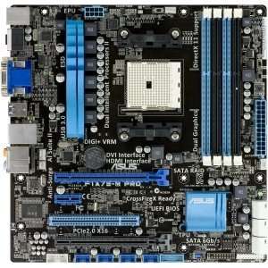  Asus F1A75 M PRO Desktop Motherboard   AMD A75 FCH Chipset 