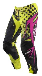 NEW FOX 360 RIOT PANT ACID GREEN W28  