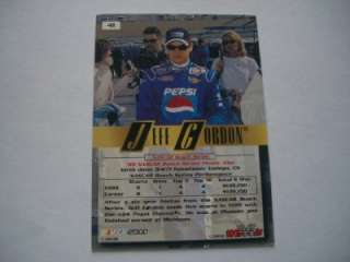 Action Packed 1994 NASCAR Winston Cup Promo Prototype Card Jeff Gordon 