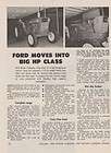 1968 Ford 8000 Tractor Original Color Ad