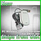 White Xbox360 Xbox 360 Wireless Gaming USB Receiver for PC Windows OS