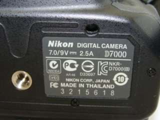Nikon D7000 16.2 MP Digital SLR Camera Body & Extras ~ Excellent 