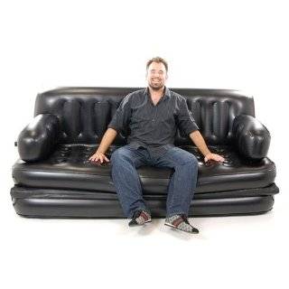 Smart Air Beds King Sized 5 x 1 Inflatable Sofa Bed, Black