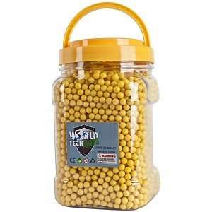  6mm Airsoft Pellets   5000 Count (Yellow) Sports 