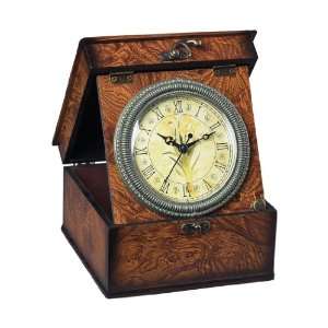  Sterling Home Wood Daffodil Clock