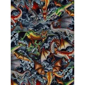   Prints by Alexander Henry Fabrics, Tale of the Dragon