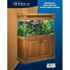 All Glass Aquarium Modern Oak Cabinet 48 X 18  Pet 