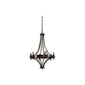 allen + roth Bronze Rustic Chandelier CH 17