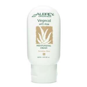  Aubrey Organics Vegecol with Aloe Moisturizing Cream 2 oz 
