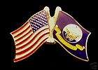 Tie Tac Hat Lapel Pin American Flag USN U.S. Navy #R25F