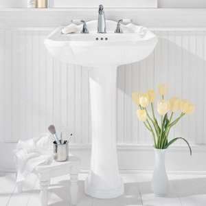American Standard 0240 Repertoire Pedestal Sink with Amarilis Faucet