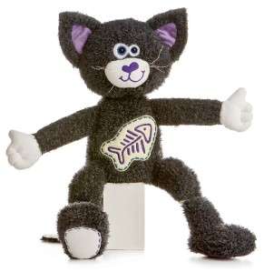 14 Aurora Plush Black Kitty Cat Stuffed Animal Toy NEW  