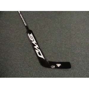 Marc Andre Fleury Autographed Hockey Stick   Goalie   Autographed NHL 