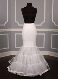 Mermaid Petticoat Slip Crinoline Spandex Elastic Waist Brand New S M L 