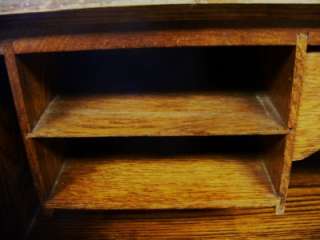 Antique Solid Wood Mahogany Secretary Desk  