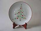 crate barrel christmas tree snack plate snowflakes 7 
