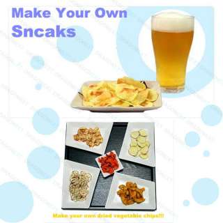   Microwave DIY Potato Apple Oil Free Chips Snacks Maker Slicer Tray
