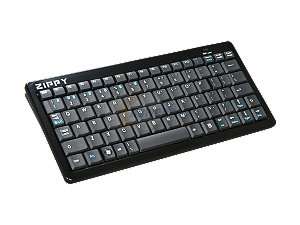    ZIPPY BT 500 (BK) Black Bluetooth Wireless Mini Keyboard
