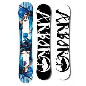  Arbor Draft Snowboard White/Blue 147