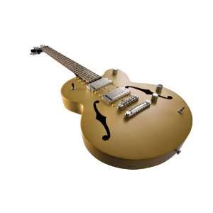  Normandy ATGHT GD Archtop Guitar, Anodized, Gold 