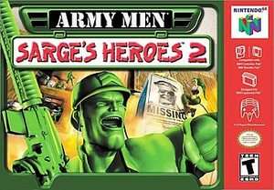 Army Men Sarges Heroes 2 Nintendo 64, 2000 790561509011  