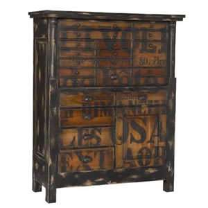   chest with typographical graphics artwork simply amazing   