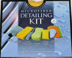 Microfiber Detailing Kit 10 Pc Auto Cleaning  