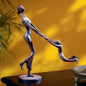   Child At Play with Mom Sculpture by Austin Productions Toys & Games