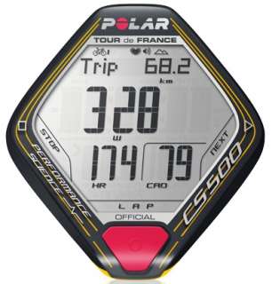 Polar CS500cad TOUR DE FRANCE Edition Cycle Computer  