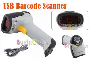   Long Handheld Barcode Scanner Scan Automatic Laser Bar Code Reader #4